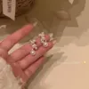 Earrings from pearl, french style