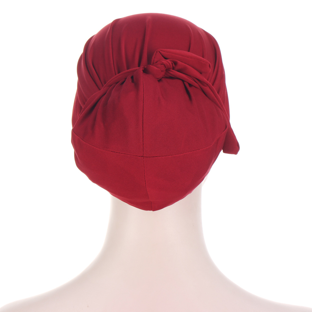 Women's Simple Style Solid Color Eaveless Beanie Hat display picture 3