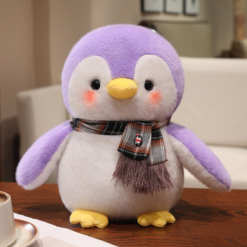 Pingüino de Navidad se transforma en chaqueta de flores del noreste, sombrero de copo de nieve, pingüino pequeño, regalos para chicas en Nochebuena