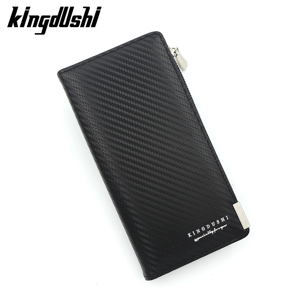 Al por mayor transfronterizo estofilla de paja cartera larga de hombre bolso de mano bolso de tarjeta multi-positivo cremallera lateral cartera de hombre