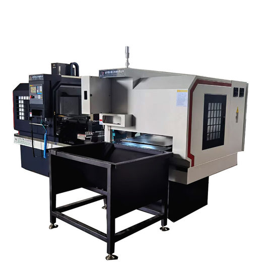 Shandong Hengxing heavy industry spring groove machine tool spring Chamfering machine double-headed CNC lathe double-sided clamp lathe