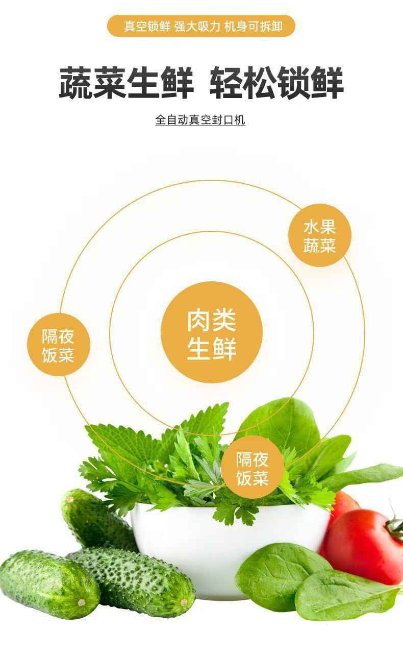 Cross-border Electric Display Household Heat Sealer - High-Power Fully Automatic Vacuum Sealer Dry and Wet Dual-Use Vacuum Machine