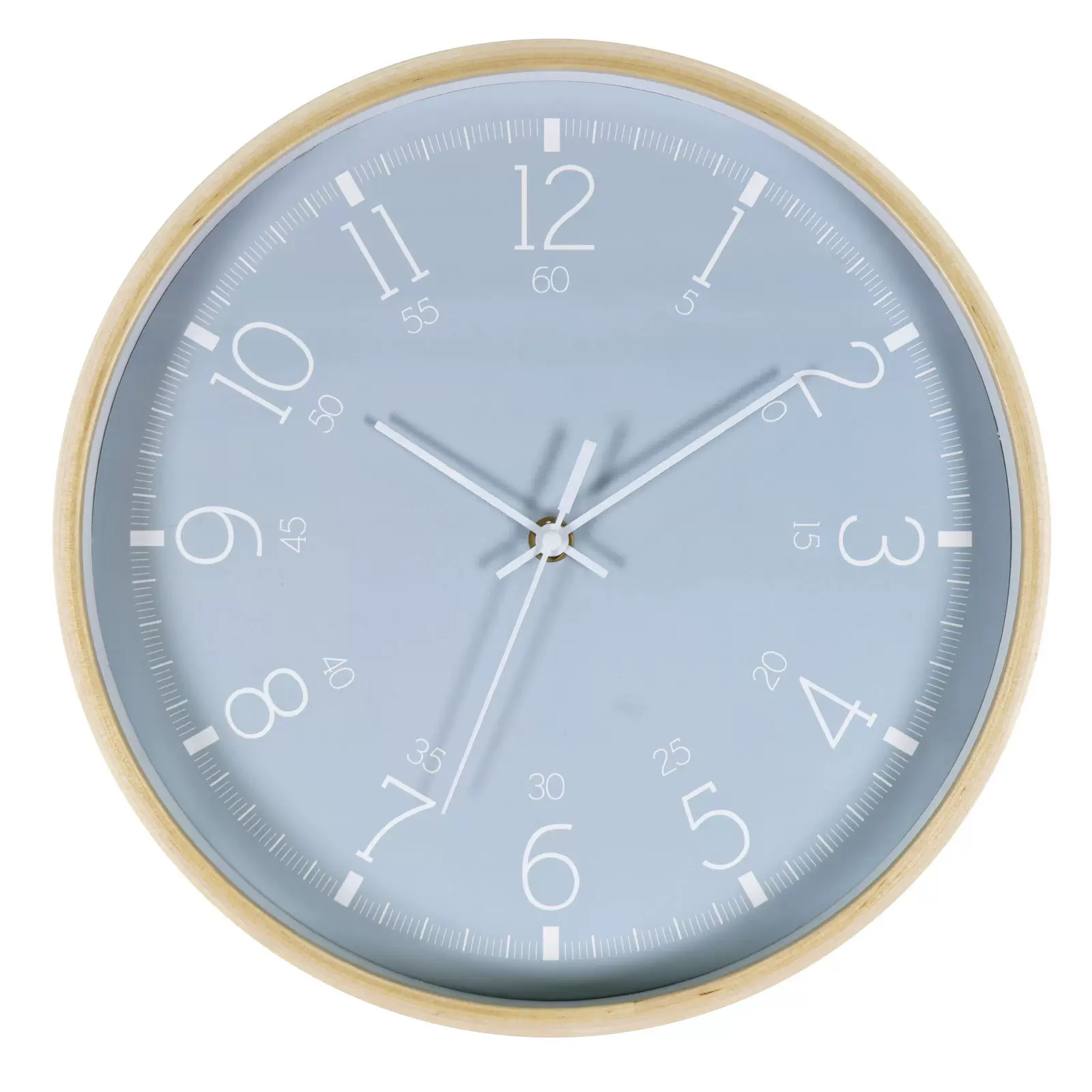 新款日式木框挂钟可设计专属LOGO静音挂钟礼品挂钟源厂家