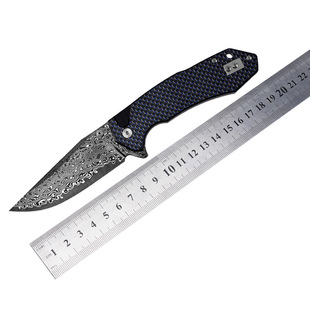 Сейчас в наличии оптовая торговля малайзия Scus Steel Blade G10 углеродного волокна ручка сложить нож на открытом воздухе кемпинг карман портативный портативный нож