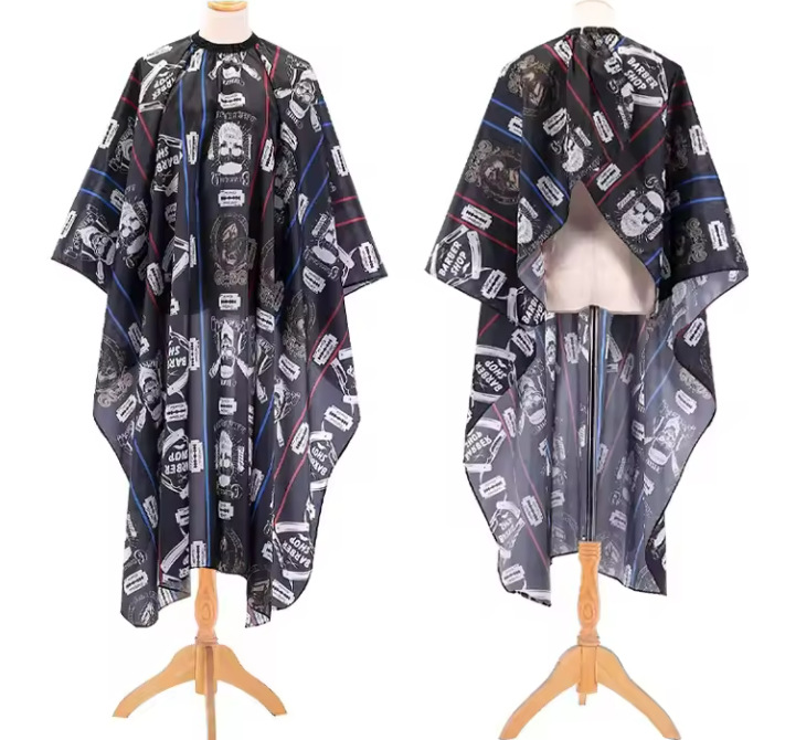 Fabricante spot salón peluquería corte de pelo tela antiadherente estilo europeo y americano simple tinta herramientas de corte de pelo tendencia