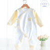 Autumn cartoon overall for new born, children's cotton bodysuit, 0-3-6 month, long sleeve