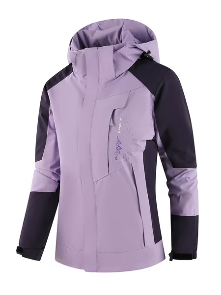 Women's new style couple's spring and autumn outdoor windproof and water-resistant hiking jacket, single coat for men