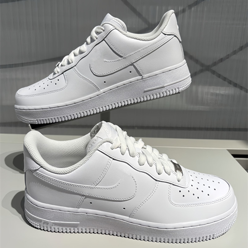 Putian Pure Original Black and White Air Force One Men's Shoes and Women's Shoes Versatile Sneakers Cowhide Sports Shoes Women's Thick-Soled White Shoes Putian Pure Original Black and White Air Force One Men's Shoes and Women's Shoes Versatile Sneakers Cowhide Sports Shoes Women's Thick-Soled White Shoes
