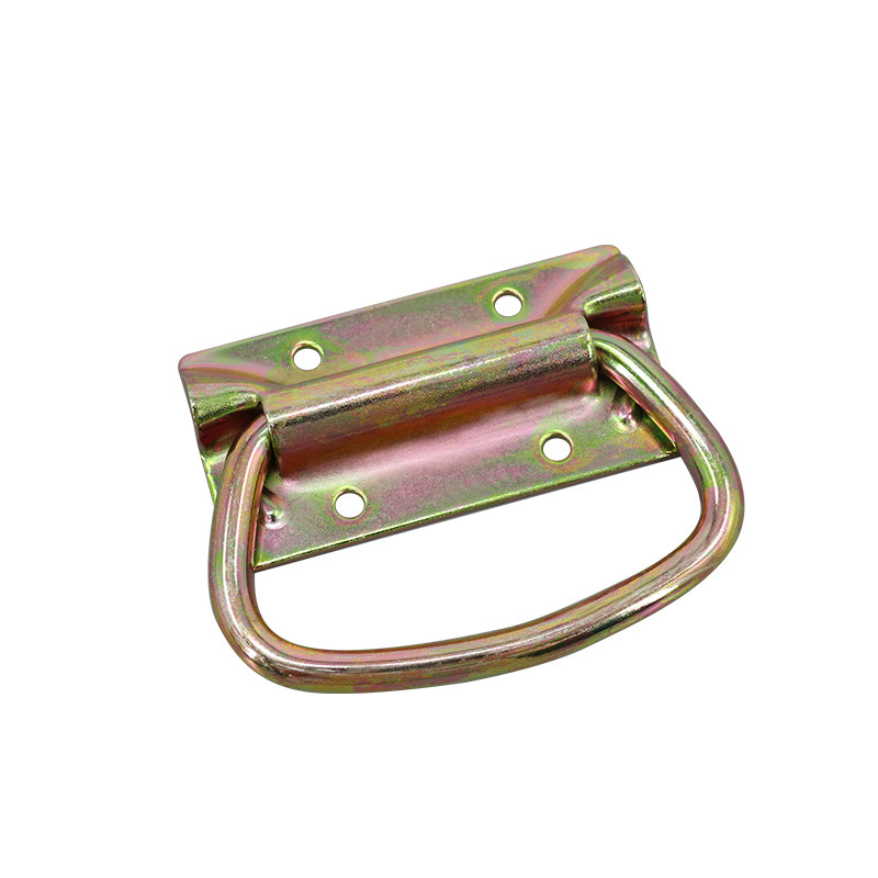 AW Anwang accesorios industriales 204 - hierro chapado en color - mango de anillo de caja mecánica mango de anillo de caja plegable mango de madera image 5