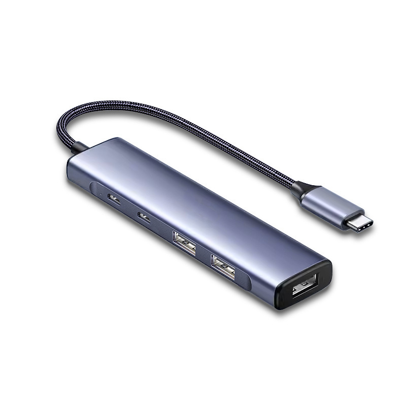 Private model hot products exquisite appearance woven network cable five-in-one expansion Wu USB-C3.0/3.2 notebook HUB Private model hot products exquisite appearance woven network cable five-in-one expansion Wu USB-C3.0/3.2 notebook HUB