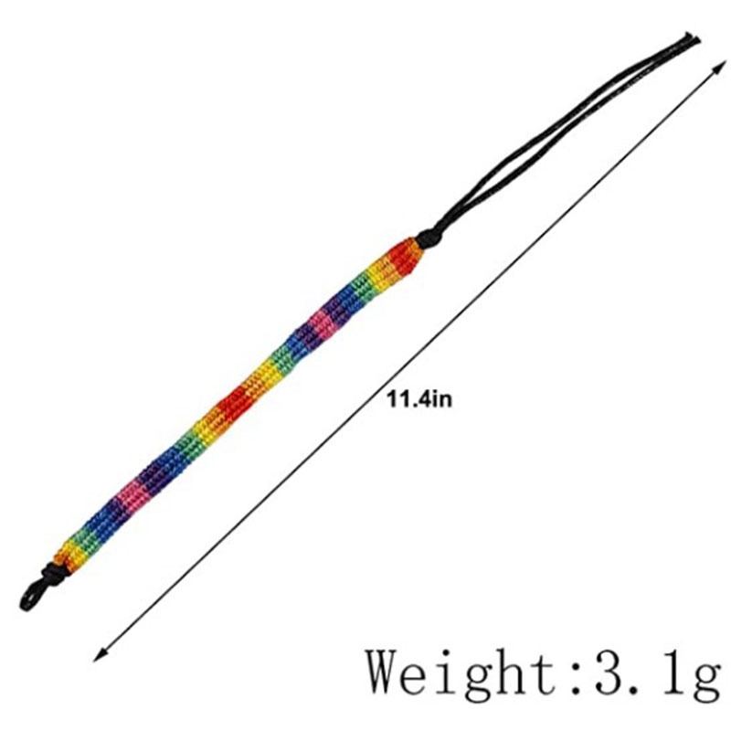 Fashion Gradient Color Braid Knitting Unisex Bracelets 1 Piece