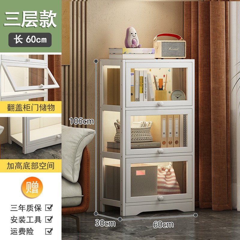 Estantería estante de almacenamiento de piso moderno minimalista hogar niños estudiante armario escritorio multi-capa simple mano gabinete