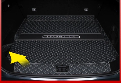 Trunk Mat – Modified Interior Accessories Supplies - fashionable-black-bottom-pad-threshold-pad-zero-running-c10-pure-electric-version-exclusive