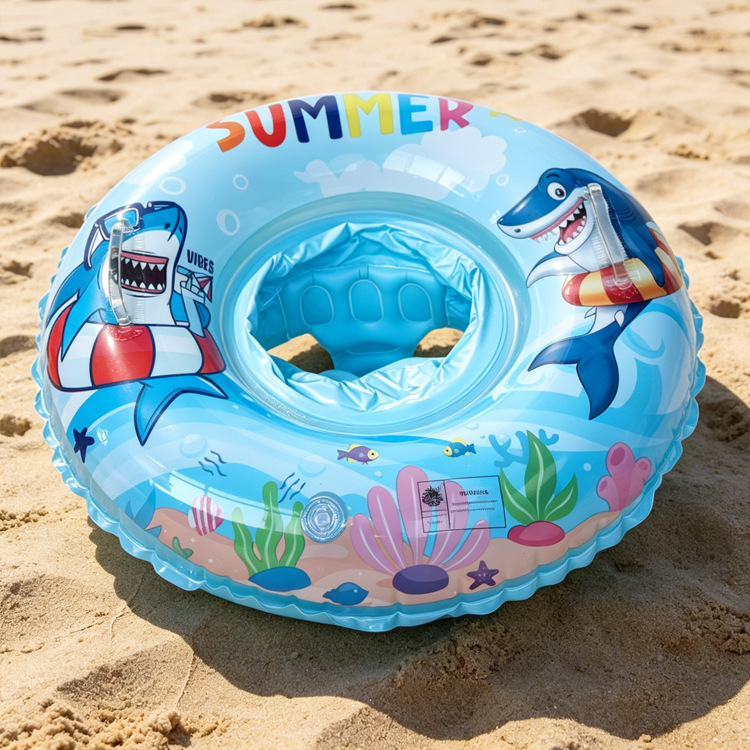 Anillo de natación infantil de plumas de mar para bebés de 3 a 6 años de edad para adultos engrosados inflables anillo infantil axillar fábrica al por mayor