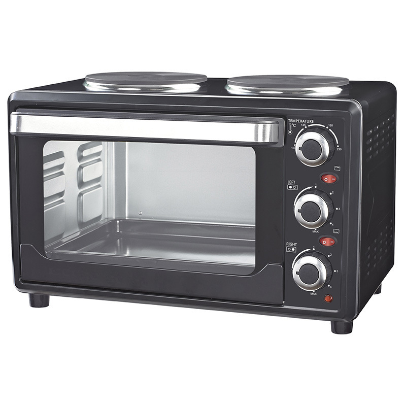 23L negro capacidad media automática multifunción visual Horno de convección sin aceite hogar inteligente image 6