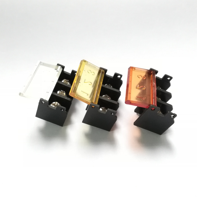 栅栏式接线端子DC39HB-8.5 3位HB8500带盖300V20A电源端子排NZLCN