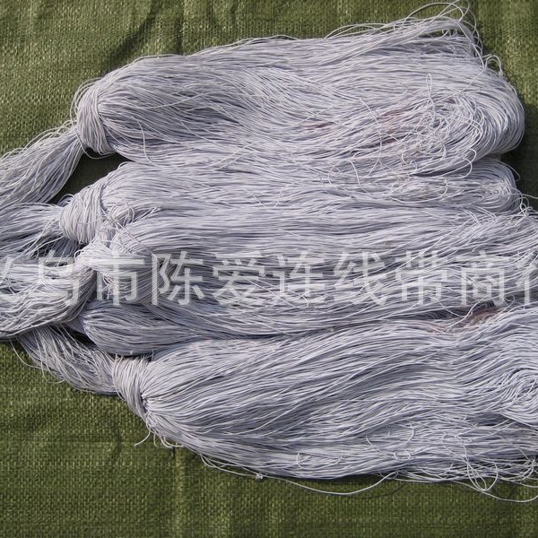 白色弹力吊牌吊绳 黑色 面具弹力绳0.8mm 箱包香片挂牌松紧线