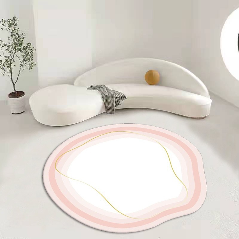 En stock fresco ins Cachemira-como alfombra de felpa crema nube grupo sala de estar alfombra chica dormitorio en forma de cama Manta