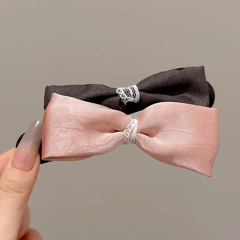 Gran arco clip de cabello de alta sensación clip de boca de pato nuevo clip de captura de cabeza de mujer temperamento clip de tiburón clip de cabello