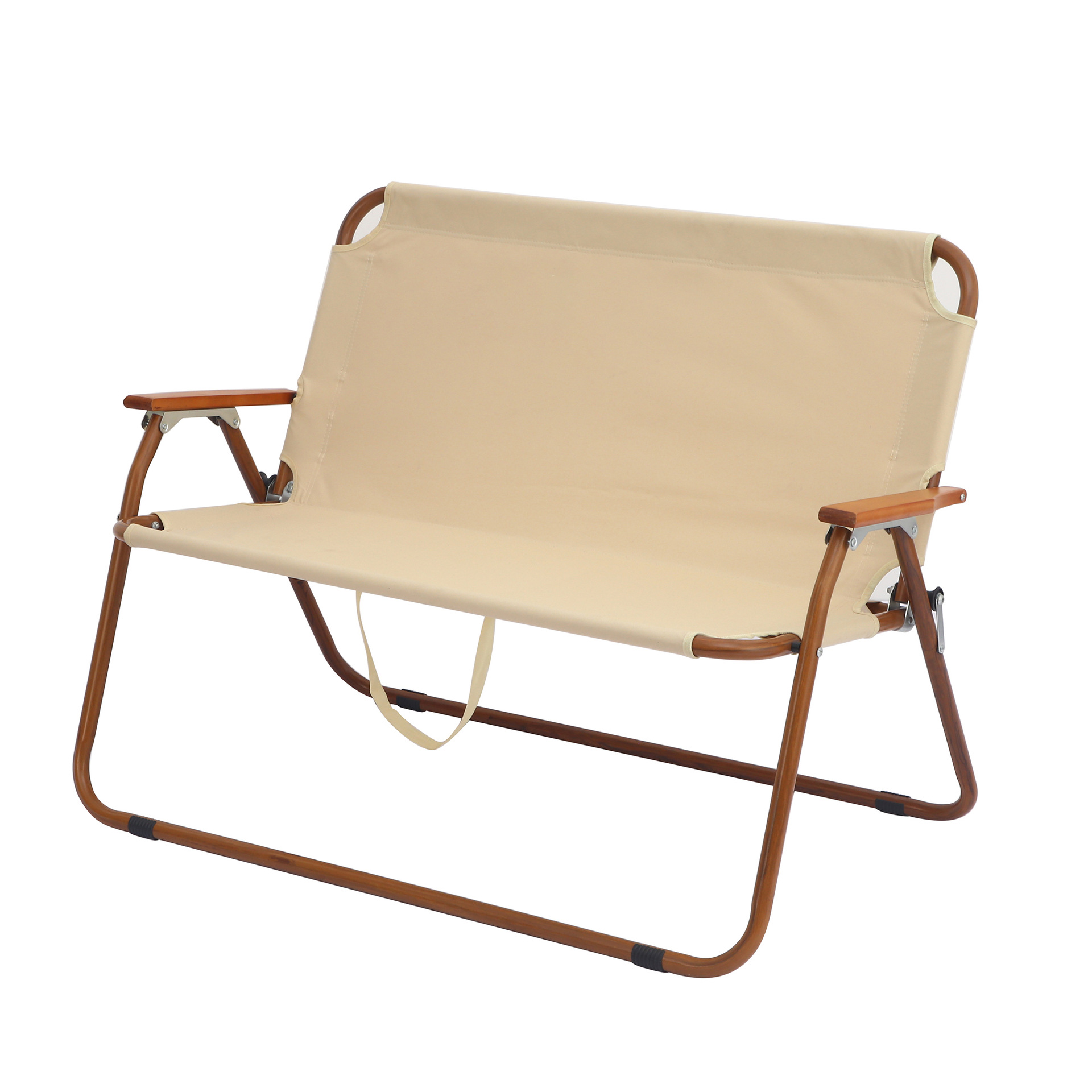 Nueva silla plegable doble para acampar al aire libre sillón reclinable portátil con respaldo sillón de playa multifuncional para picnic