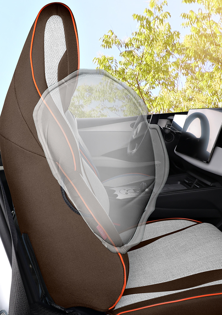 BYD seal special car seat cover is fully surrounded by four seasons universal linen fabric cushion breathable seat cover cushion