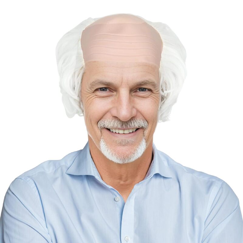 Phantom Party Cross Border Men Bald Wig Old Man Cosplay Halloween Christmas Party Decoration Phantom Party Cross Border Men Bald Wig Old Man Cosplay Halloween Christmas Party Decoration