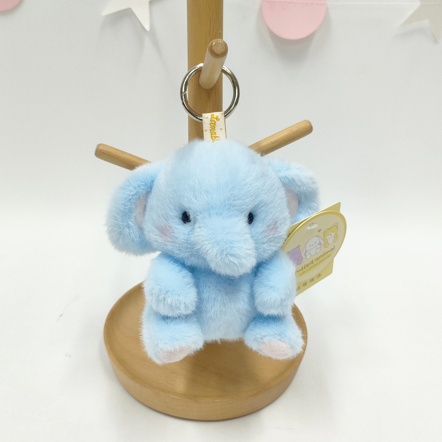 Muñeco de peluche de bolita de frijol para la palma, alivio del estrés, compañero de escritorio de panda y mapache, juguete para niños.