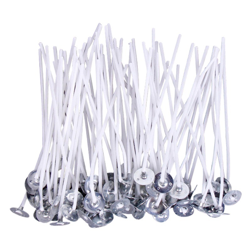 [Weike] DIY cera núcleo cifrado tejido núcleo de la vela 8-20cm50 PCs vela núcleo de la lámpara de mantequilla núcleo