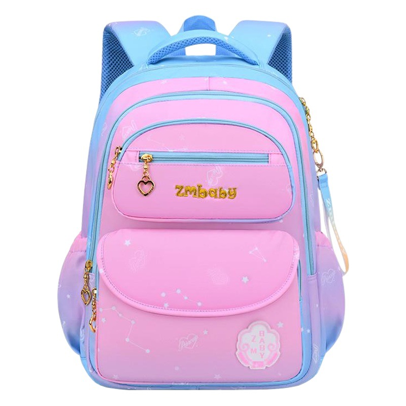 Nuevo estudiante de la escuela primaria mochila femenina dulce lindo gradiente 1-3-6 Grado de gran capacidad mochila para niños