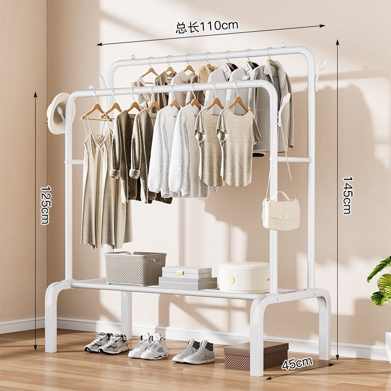 Percha de ropa móvil con ruedas tipo piso percha de ropa de dormitorio sala de estar doméstica red percha de ropa de lujo ligera percha de ropa al por mayor