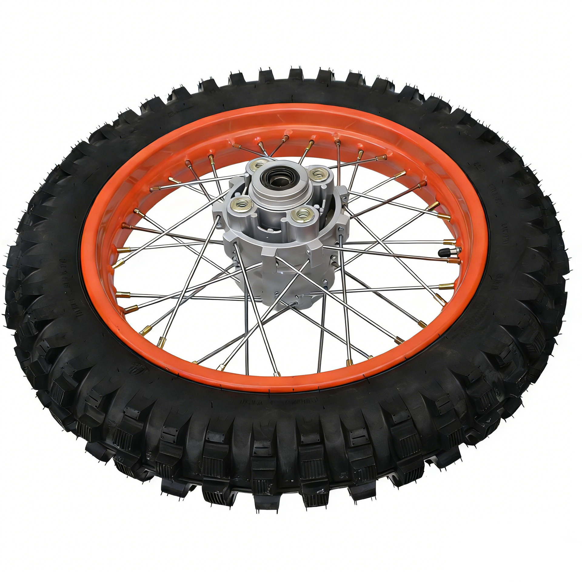 Cqr Off-Road Motorcycle Front Wheel 80/100-19 Rear Wheel 110/90-16 Wheel Hub Wheel Rim Large Tooth Tire Assembly