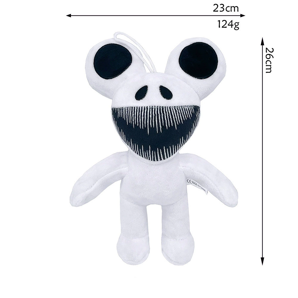 Assorted plush monster dolls - soft toy characters, OPP vacuum-pack packaging, colors