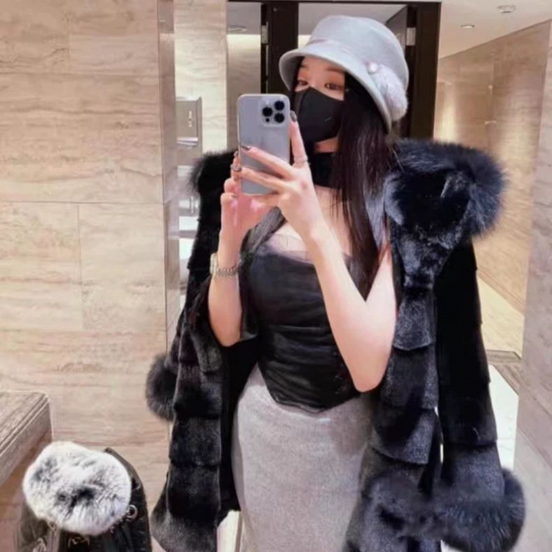 Black, winter, quilted