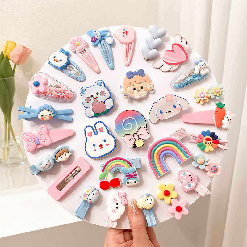 Clips de cabello para niñas, tocado para niñas, clips de cabello para niñas lindas y bonitas, clips para niñas, bebés súper lindos, Beiqin