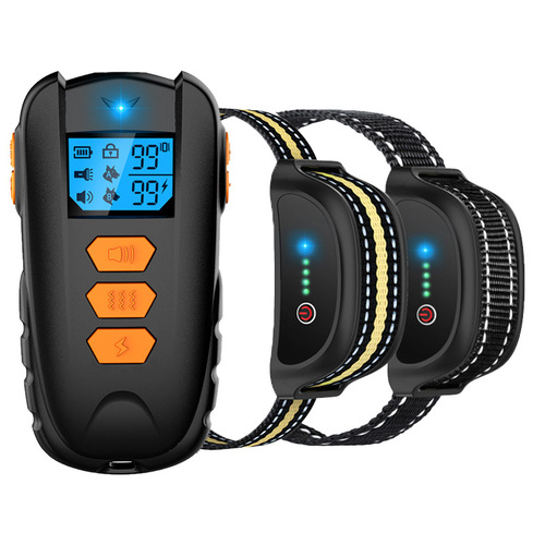 Amazon best-selling pet supplies bark control remote dog trainer, dual dog chain, can be shipped on behalf