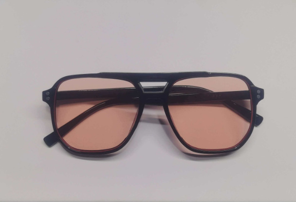 Gafas de sol vintage de doble puente, estilo transfronterizo, modernas y sencillas, con montura grande y lentes de estilo oceánico.