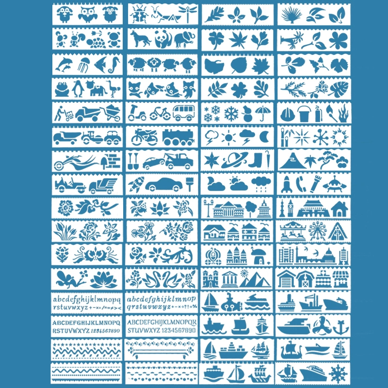 Шаблон рисования с пустым ручным счетом
