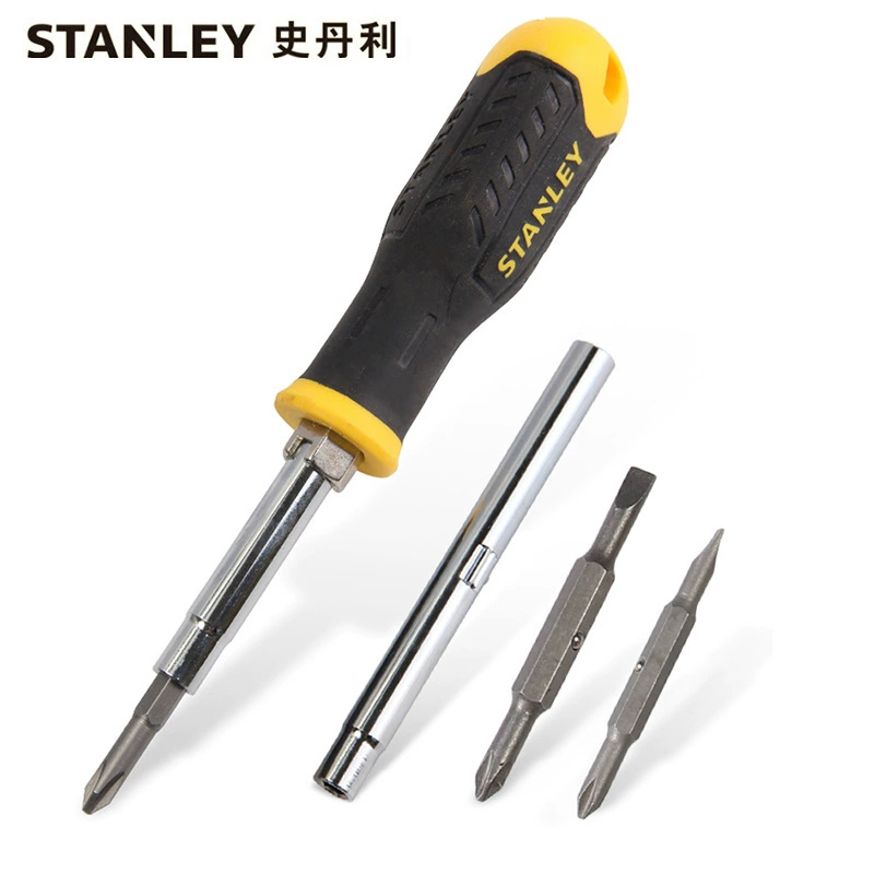 Отвертка Stanley STHT68012-8-23, 6 в 1 со сменными насадками