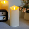 Plastic LED electronic candle, big decorations, remote control, wholesale