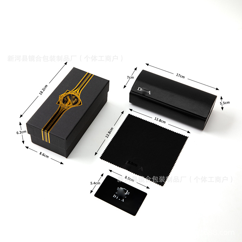 Spot al por mayor nueva caja de gafas de marca de alta gama de moda caja de gafas de sol de alta gama caja de embalaje completa