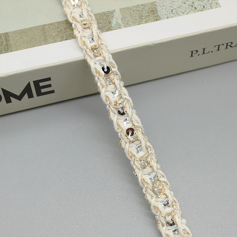 �ֻ���ɫ��Ƭ���໨��С֯��1.2cm�� ��ͯ����װ�θ�������С����