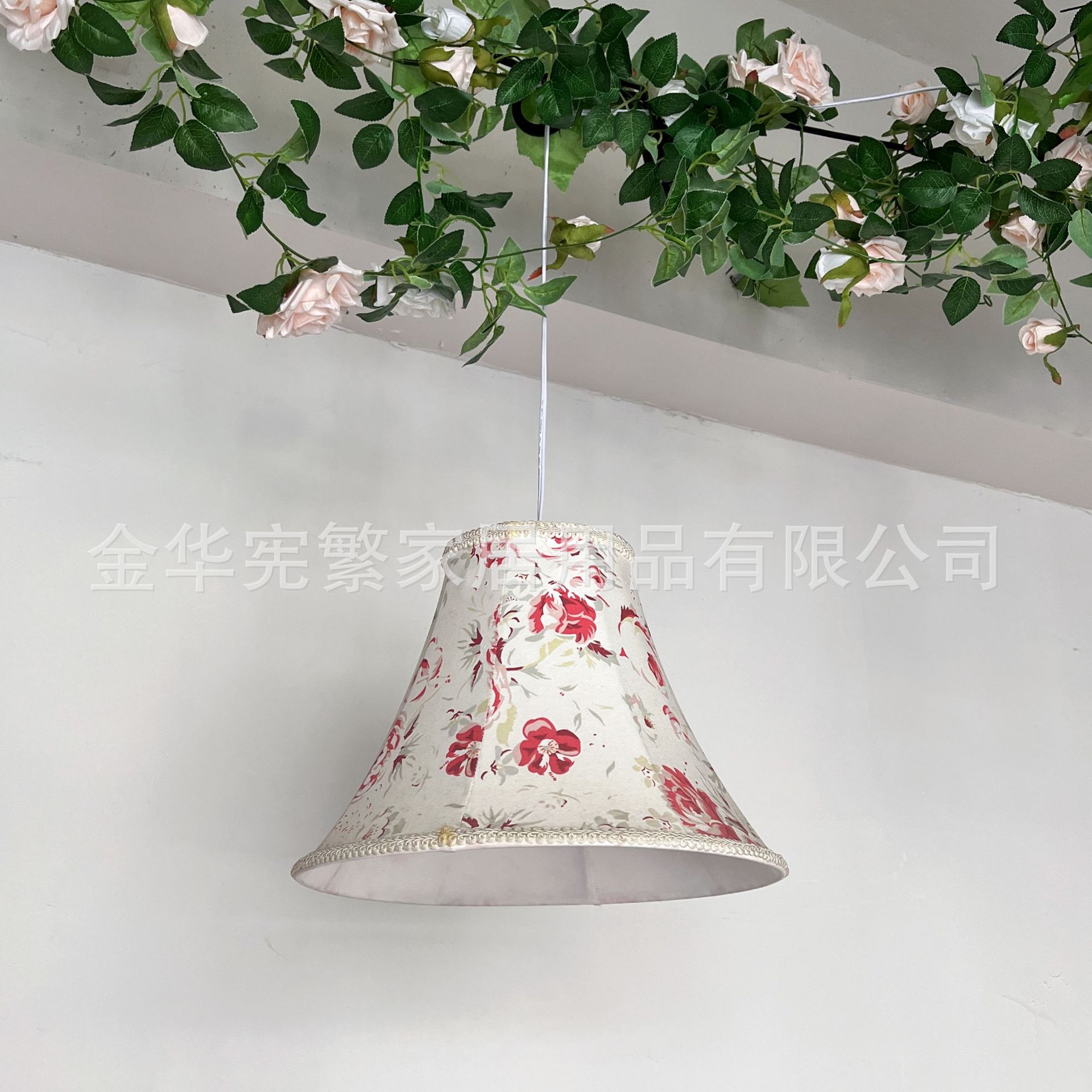 [Xianfan] Palace Classic B & B, lujo ligero junto a la cama, dormitorio, sala de estar, candelabro de tela, pantalla de lámpara E27, estilo europeo