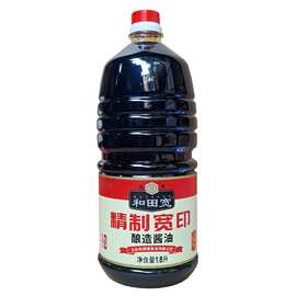 北京和田宽精制宽印酱油1.8L酿造酱汁炒菜调馅凉拌红烧上色烹调