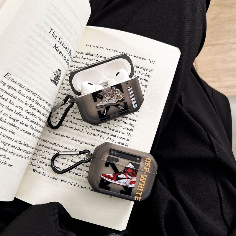 Fashionable Brand Aj Jordan AirPods Protective Cover Pro2 Second and Third Generation Suitable for Apple 4Th Generation Wireless Bluetooth Headphone Cover
