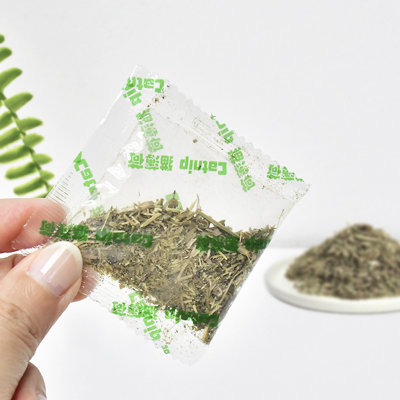 Deku Mint Flavored Cat Grass Powder Pack Independent 1g Snacks Pet Cat Packet Fresh, Safe and Healthy