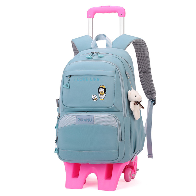 2022 pescado natural estudiante mochila 3-6 grado ligero de gran capacidad de múltiples capas transpirable transfronteriza Venta caliente