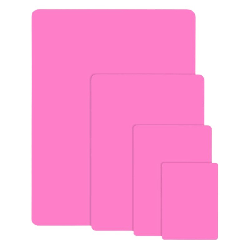 Cristal epoxi junta de silicona DIY joyería que hace anti-sucio escritorio pad marco de metal de soporte inferior Junta