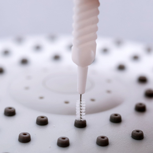Factory direct sales pore brush multifunctional shower nozzle cleaning brush anti-slip hole anti-clogging small brush 10 pack