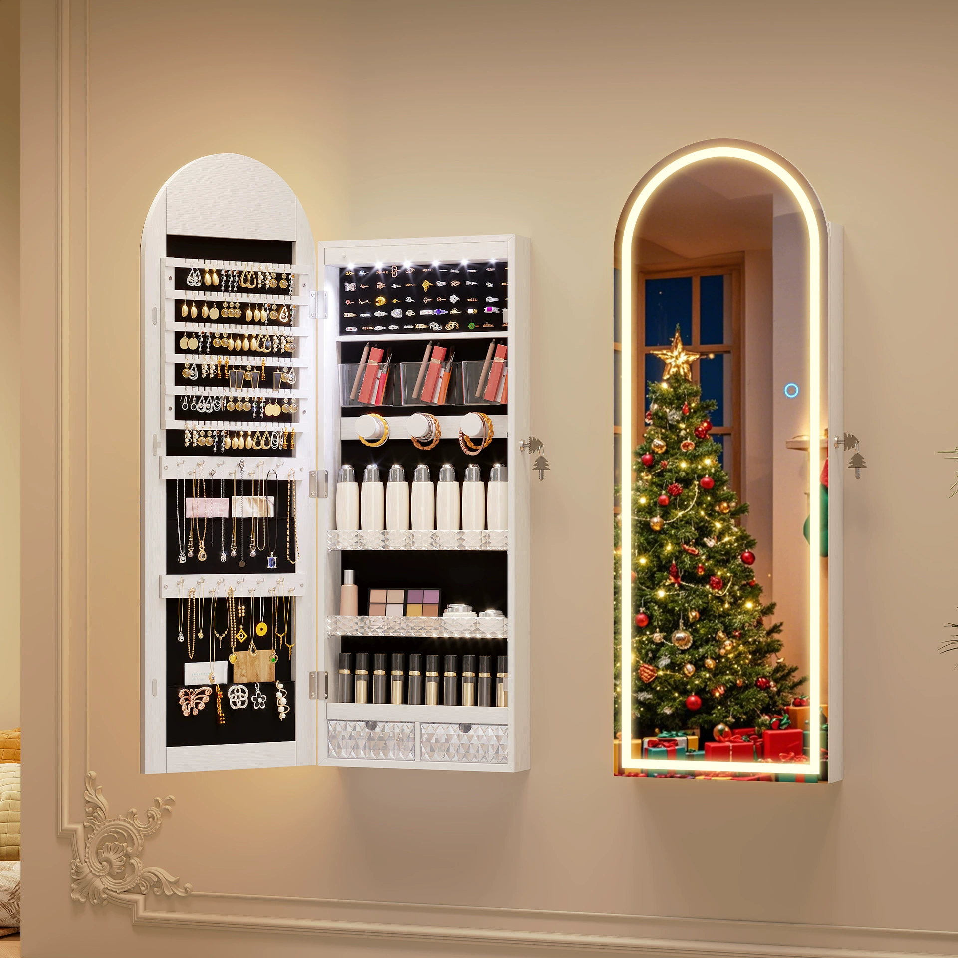 Display Rack Wall-mounted Jewelry from Yomiego