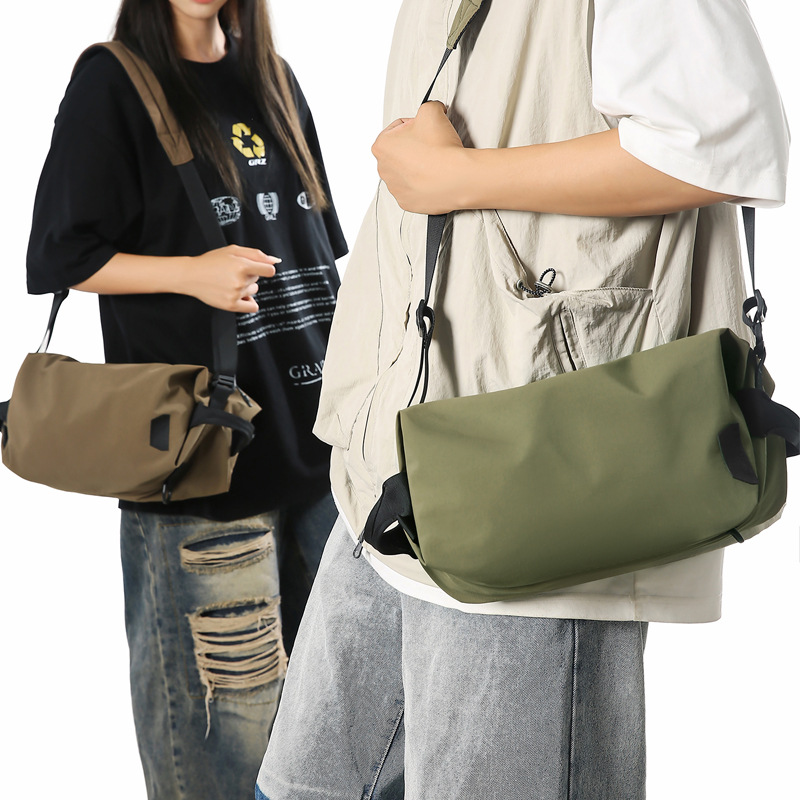 WEPOWER nuevo ocio versátil simple unidireccional bolsa de hombro para viajar bolsa de viaje ligera inclinada